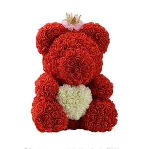 rose cute teddy bear