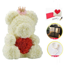 Load image into Gallery viewer, rose cute teddy bear